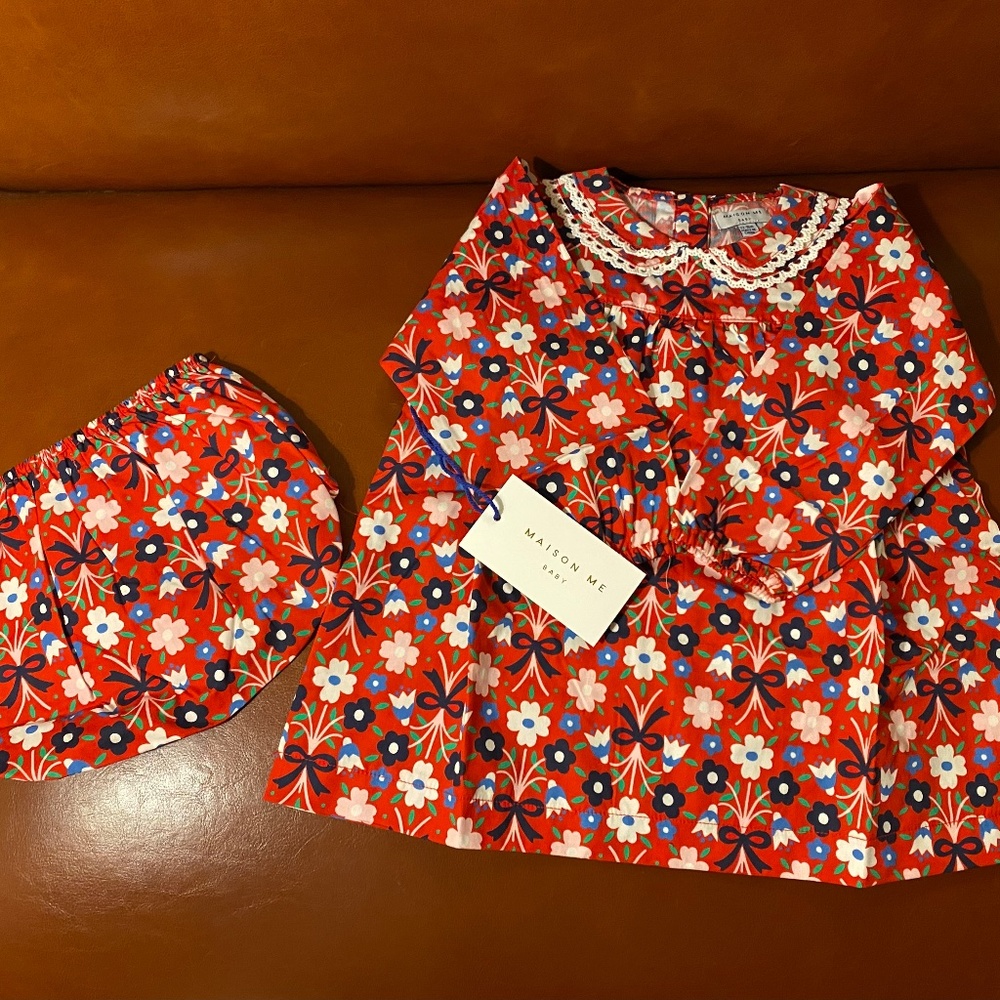 Maisonette and Me, 12-18M red dress, $23